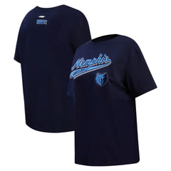 Memphis Grizzlies Pro Standard Women's Script Boyfriend T-Shirt Discount