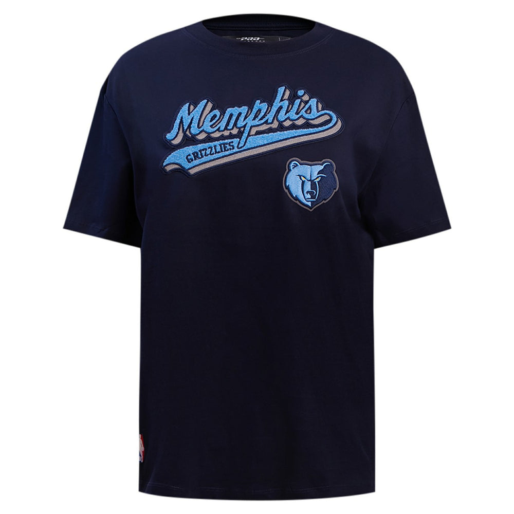 Memphis Grizzlies Pro Standard Women's Script Boyfriend T-Shirt Discount