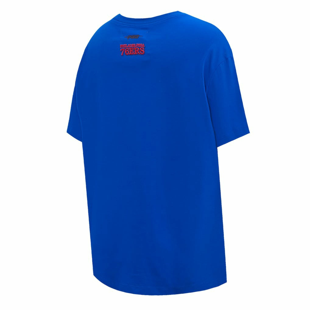 Philadelphia 76ers Pro Standard Women's Script Boyfriend T-Shirt Discount