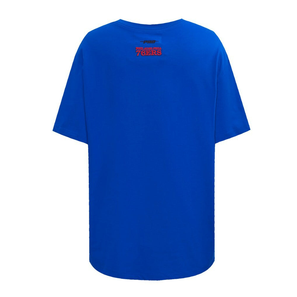 Philadelphia 76ers Pro Standard Women's Script Boyfriend T-Shirt Discount