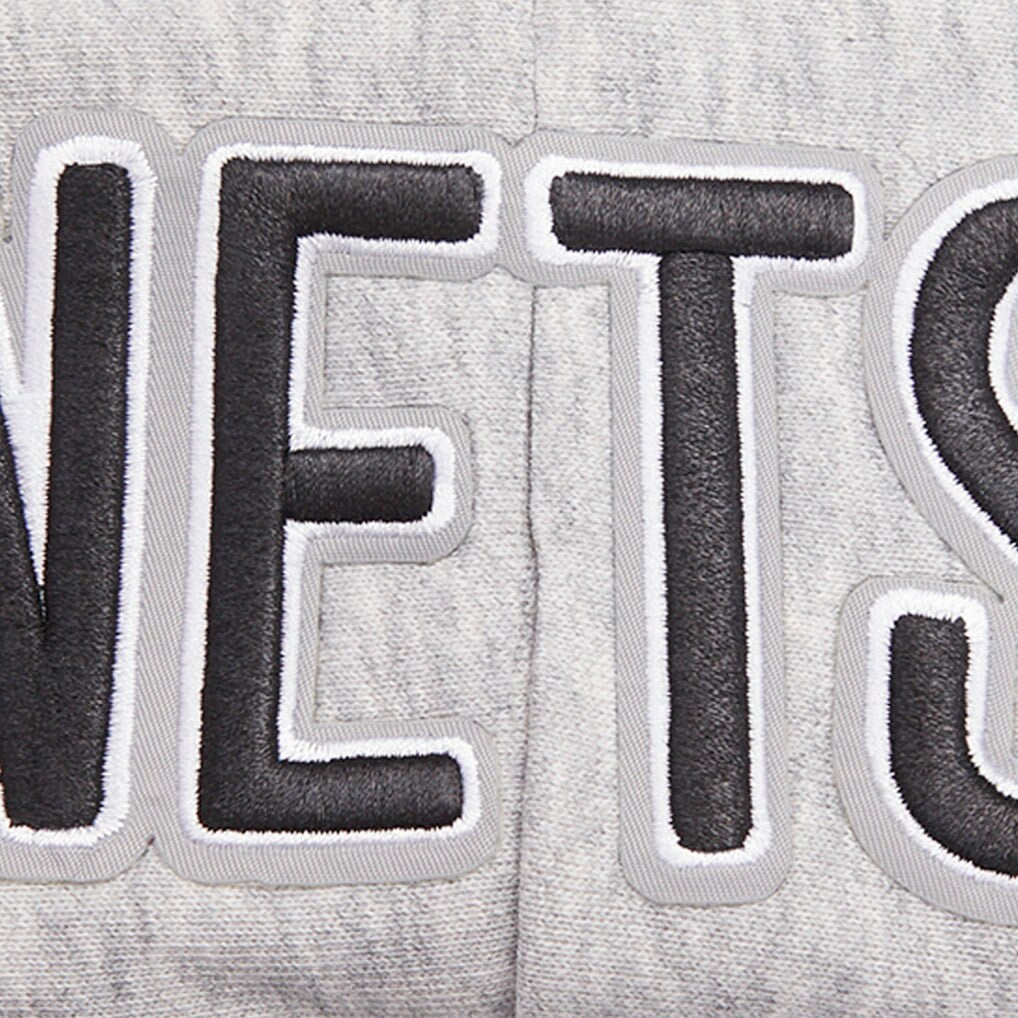 Brooklyn Nets Pro Standard Women's Script Tail Cropped Pullover Hoodie New