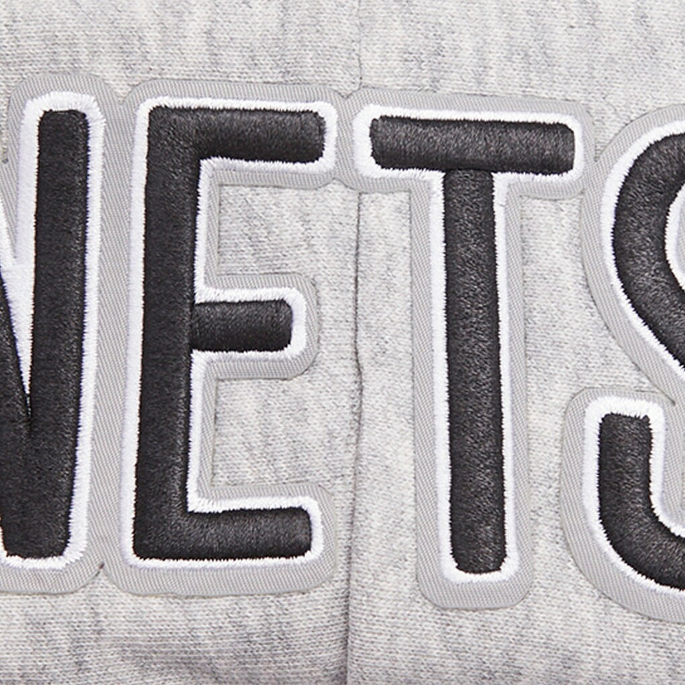 Brooklyn Nets Pro Standard Women's Script Tail Cropped Pullover Hoodie New