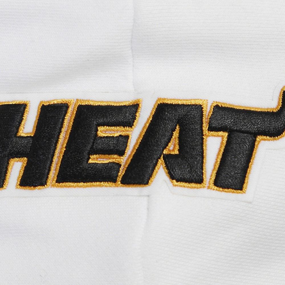 Miami Heat Pro Standard Women's Script Tail Cropped Pullover Hoodie On Sale