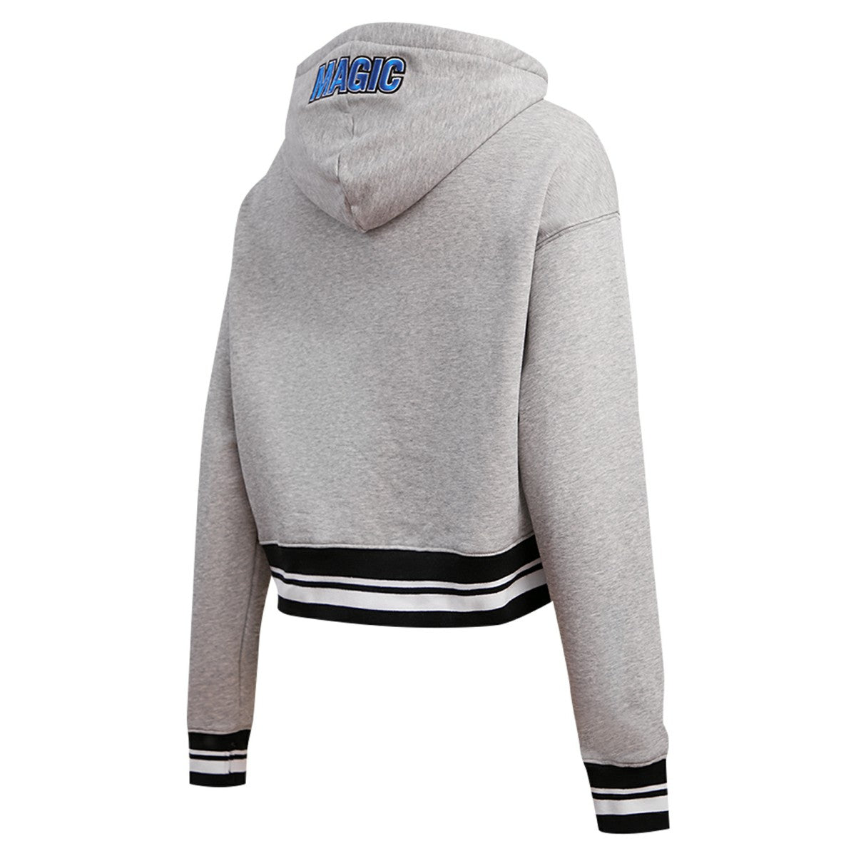 Orlando Magic Pro Standard Women's Script Tail Cropped Pullover Hoodie New