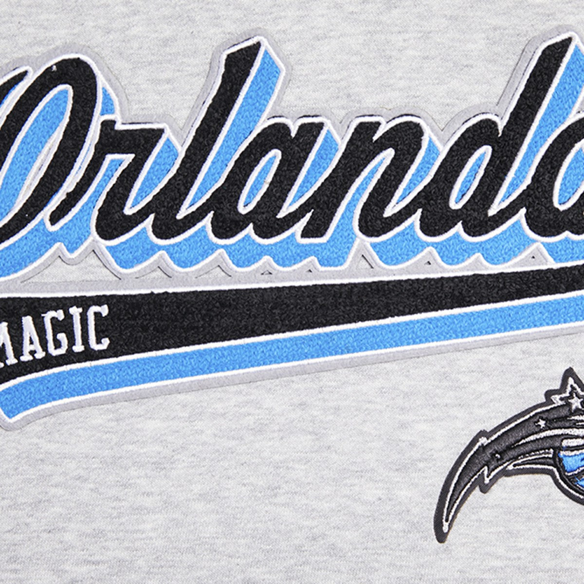 Orlando Magic Pro Standard Women's Script Tail Cropped Pullover Hoodie New
