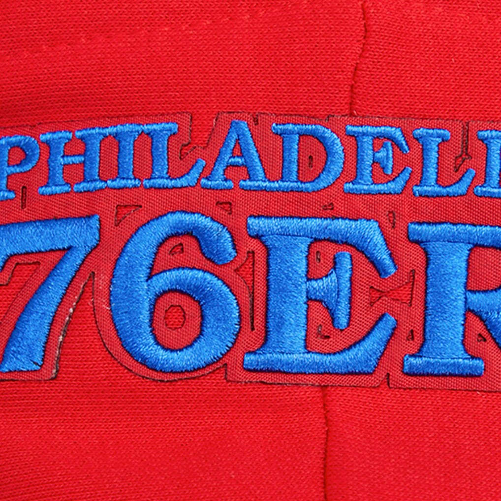 Philadelphia 76ers Pro Standard Women's Script Tail Cropped Pullover Hoodie Online