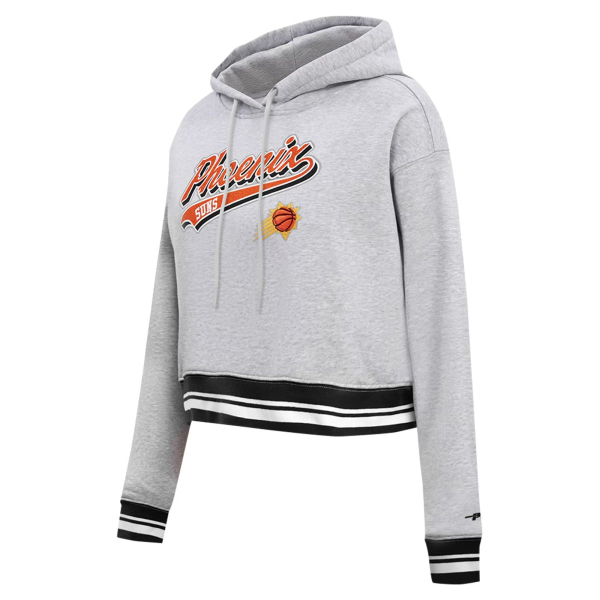 Phoenix Suns Pro Standard Women's Script Tail Cropped Pullover Hoodie On Sale