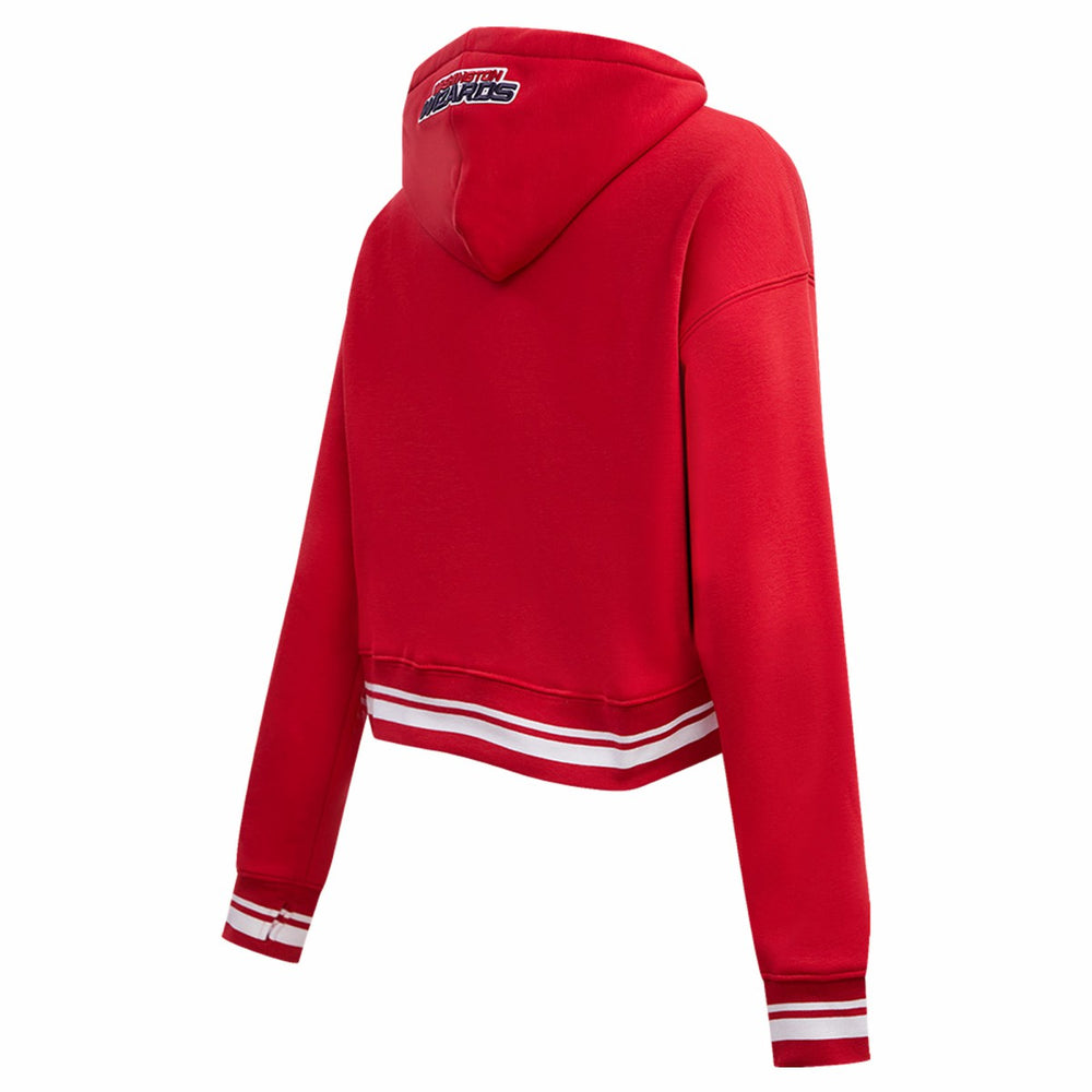 Washington Wizards Pro Standard Women's Script Tail Cropped Pullover Hoodie Discount