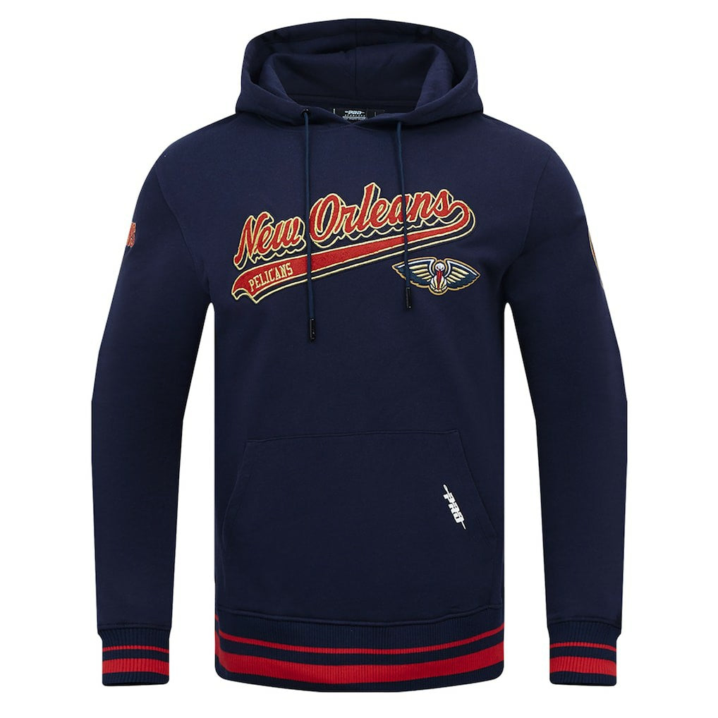 New Orleans Pelicans Pro Standard Script Tail Pullover Hoodie Online