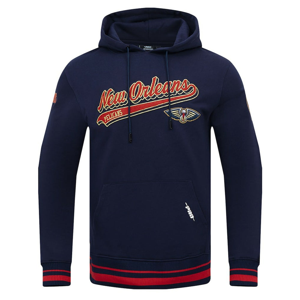 New Orleans Pelicans Pro Standard Script Tail Pullover Hoodie Online