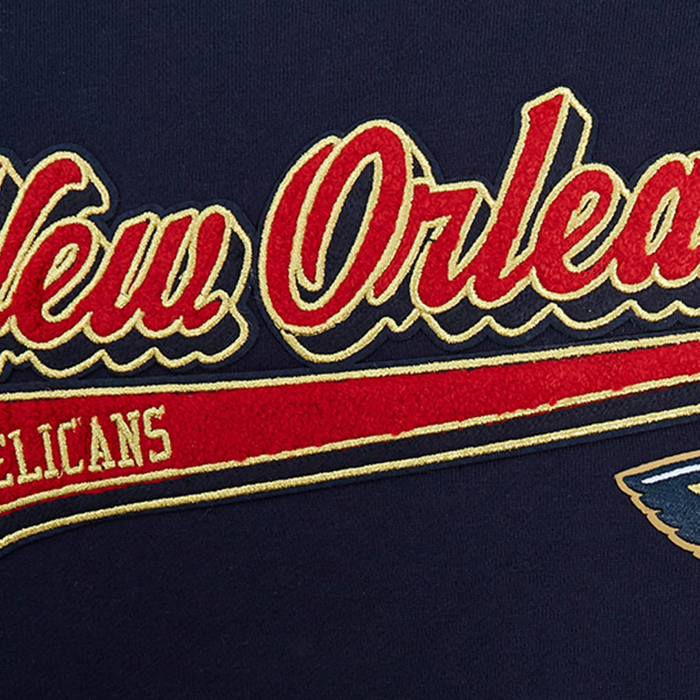 New Orleans Pelicans Pro Standard Script Tail Pullover Hoodie Online