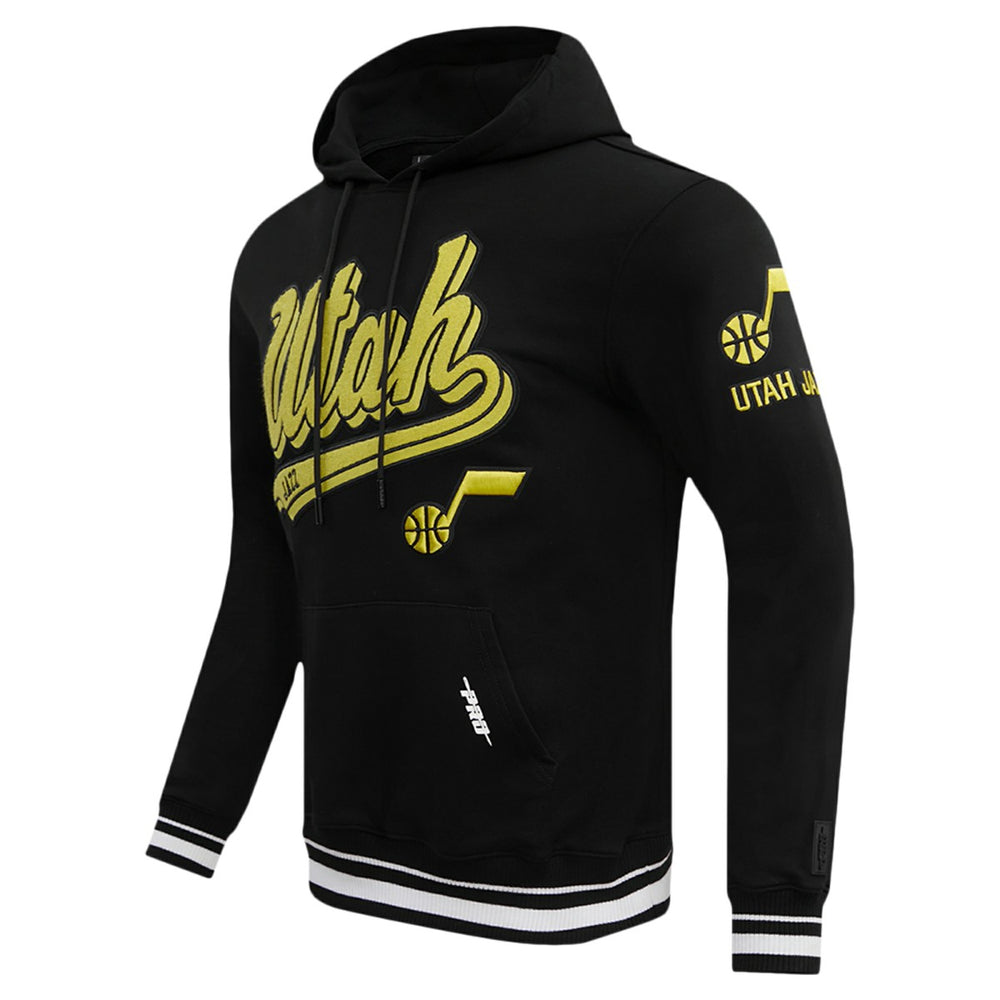 Utah Jazz Pro Standard Script Tail Pullover Hoodie Outlet