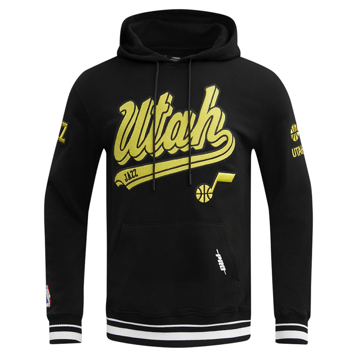 Utah Jazz Pro Standard Script Tail Pullover Hoodie Outlet