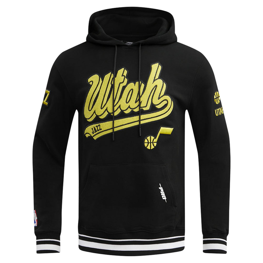 Utah Jazz Pro Standard Script Tail Pullover Hoodie Outlet