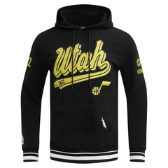 Utah Jazz Pro Standard Script Tail Pullover Hoodie Outlet