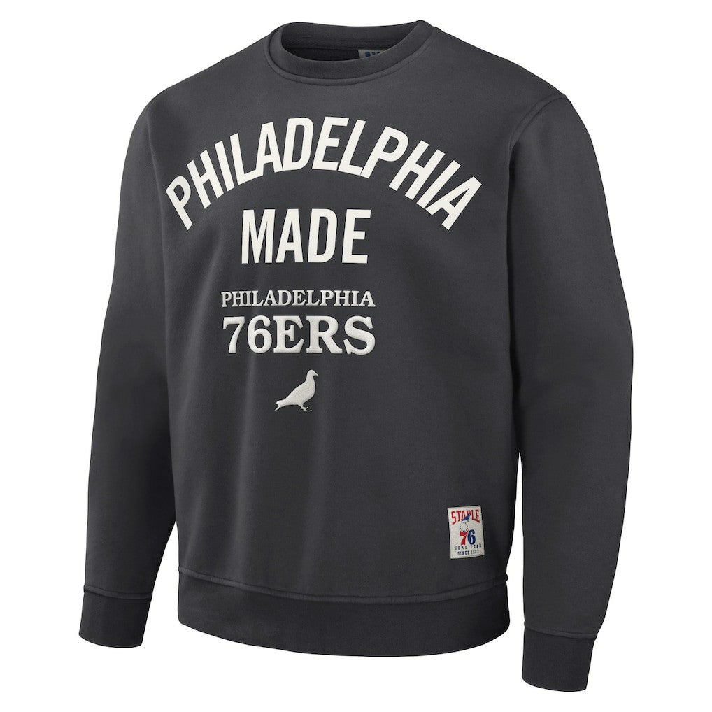 Philadelphia 76ers NBA x Staple Plush Pullover Sweatshirt Discount