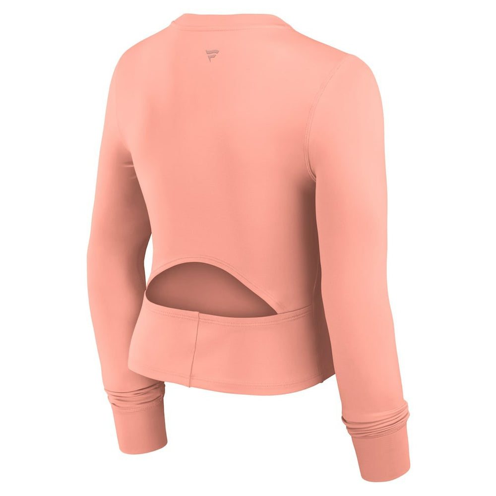 San Francisco 49ers Fanatics Women's Studio Fitted Long Sleeve Gym Top
