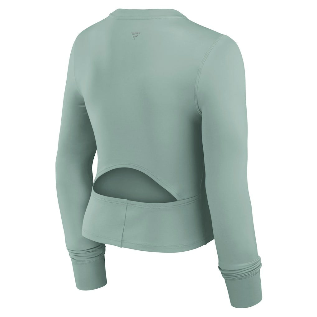 Dallas Cowboys Fanatics Women's Studio Fitted Long Sleeve Gym Top