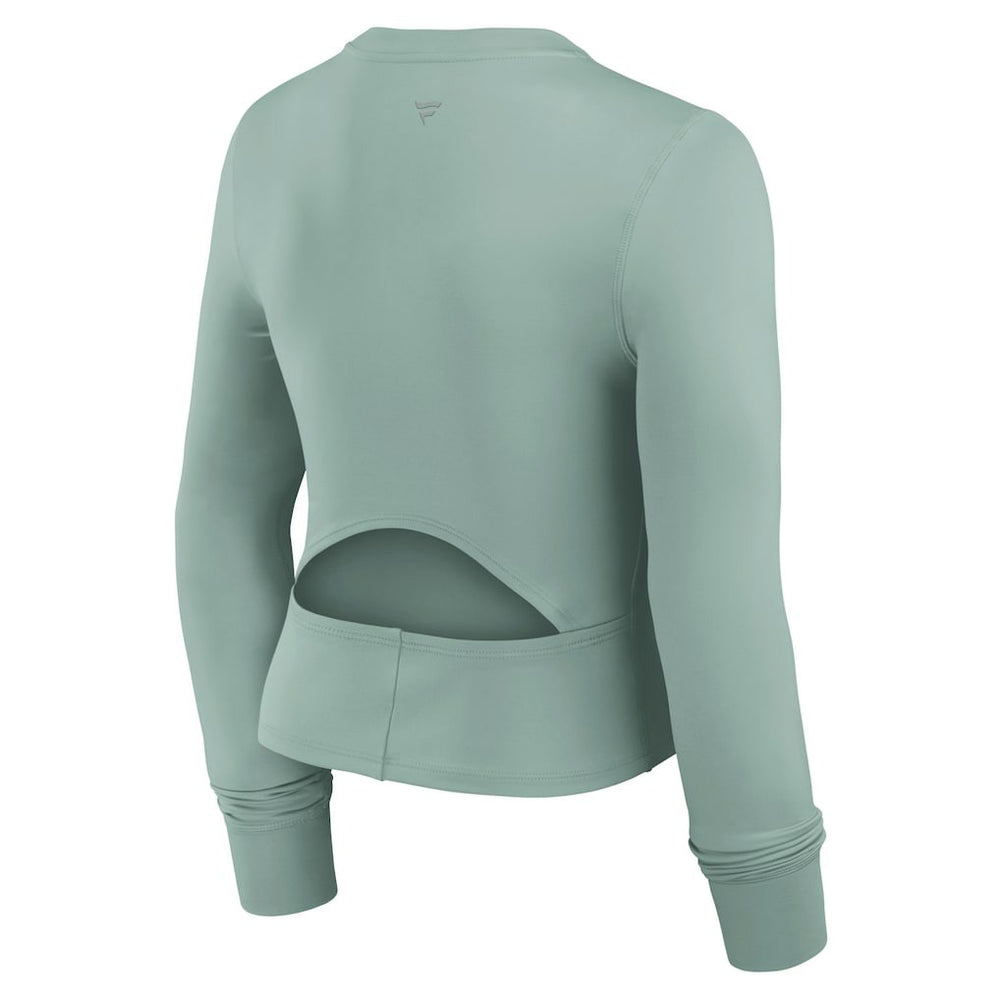 Dallas Cowboys Fanatics Women's Studio Fitted Long Sleeve Gym Top