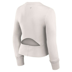 Philadelphia Eagles Fanatics Women's Studio Fitted Long Sleeve Gym Top
