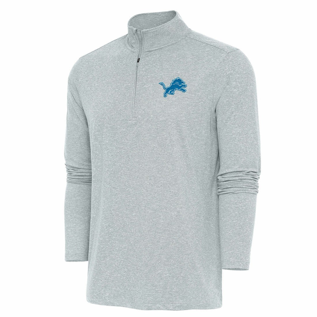 Detroit Lions  Antigua Hunk Quarter-Zip Pullover Top