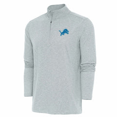 Detroit Lions  Antigua Hunk Quarter-Zip Pullover Top