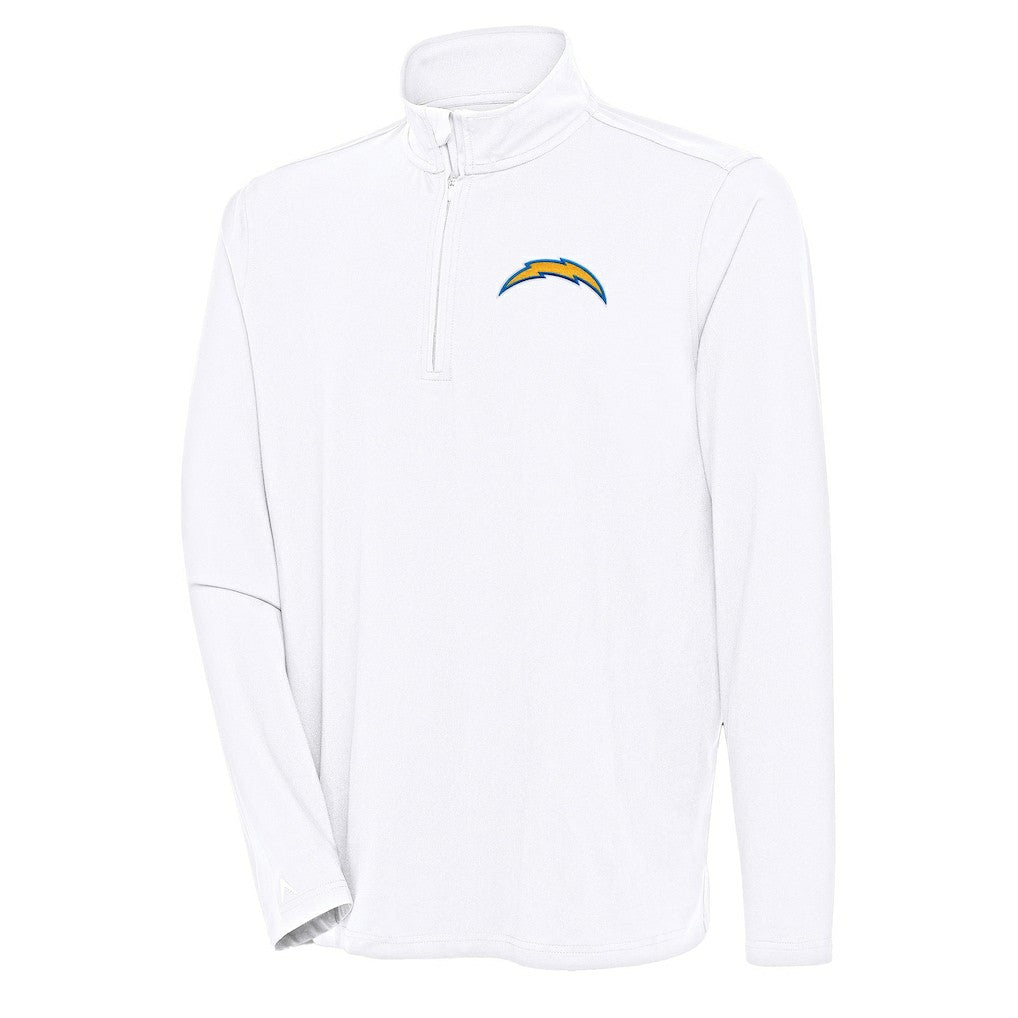 Los Angeles Chargers  Antigua Hunk Quarter-Zip Pullover Top