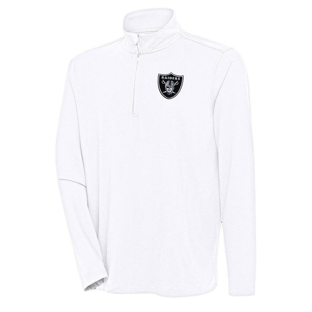 Las Vegas Raiders  Antigua Hunk Quarter-Zip Pullover Top