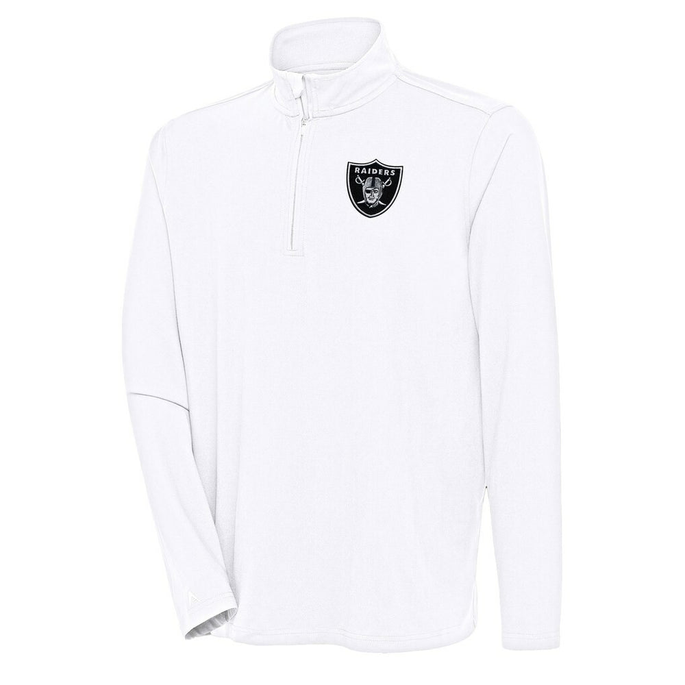 Las Vegas Raiders  Antigua Hunk Quarter-Zip Pullover Top