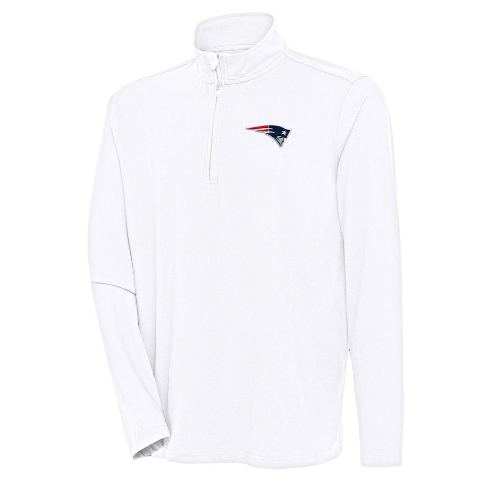 New England Patriots  Antigua Hunk Quarter-Zip Pullover Top