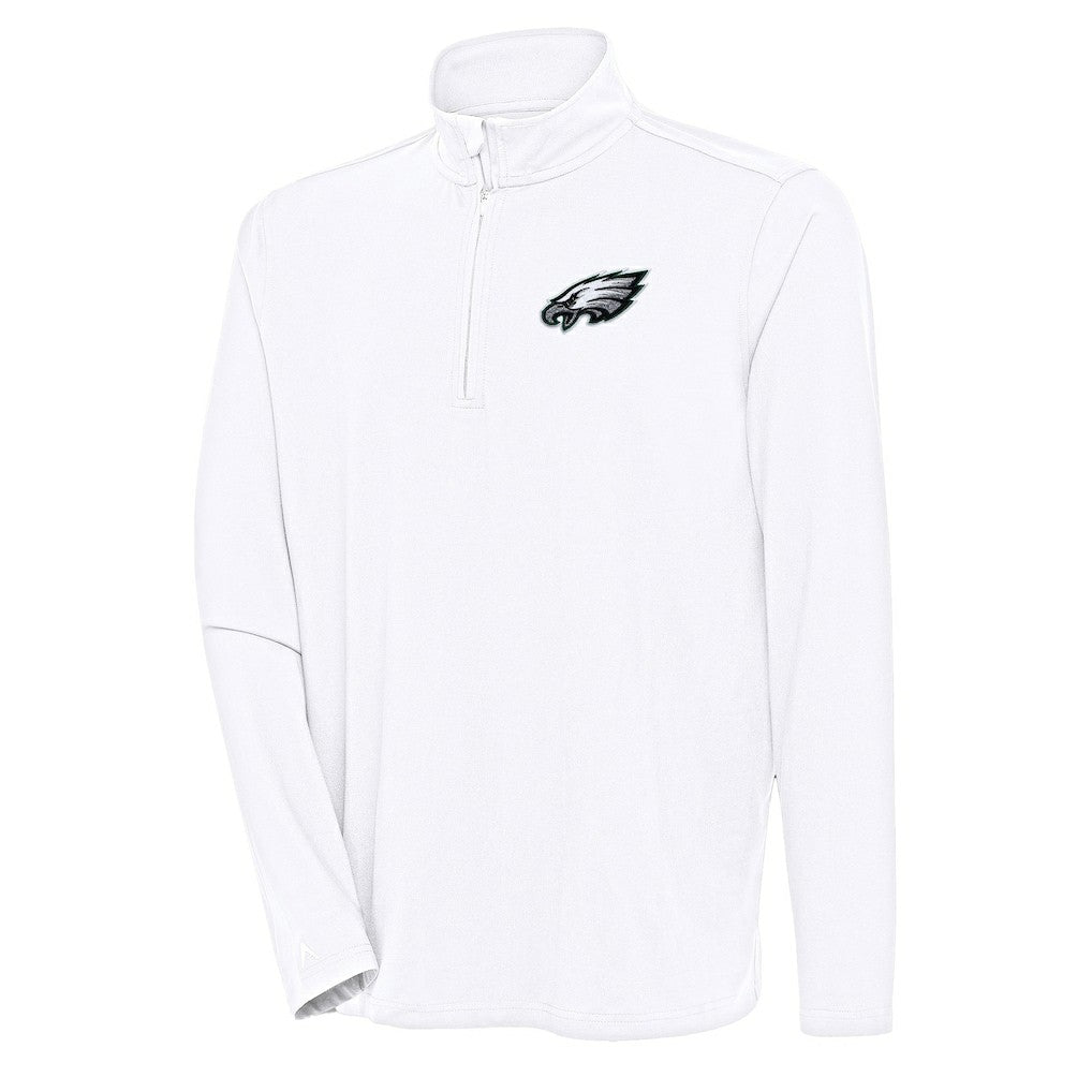 Philadelphia Eagles  Antigua Hunk Quarter-Zip Pullover Top