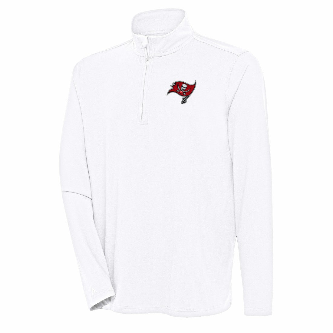 Tampa Bay Buccaneers  Antigua Hunk Quarter-Zip Pullover Top