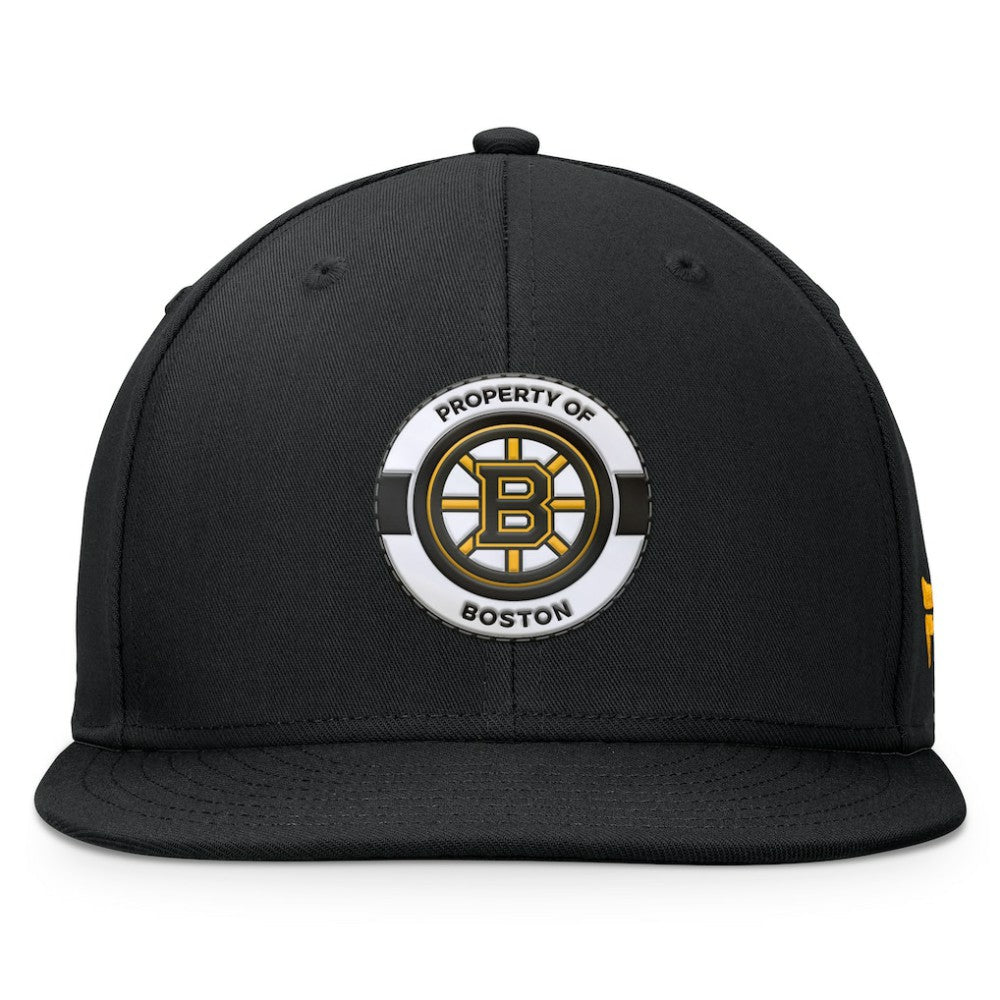 Boston Bruins Fanatics Authentic Pro Training Camp Snapback Hat Sale