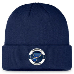 St. Louis Blues Fanatics Authentic Pro Training Camp Cuffed Knit Hat Sale