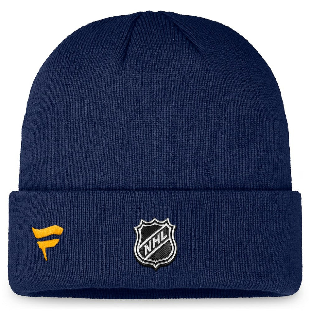 St. Louis Blues Fanatics Authentic Pro Training Camp Cuffed Knit Hat Sale