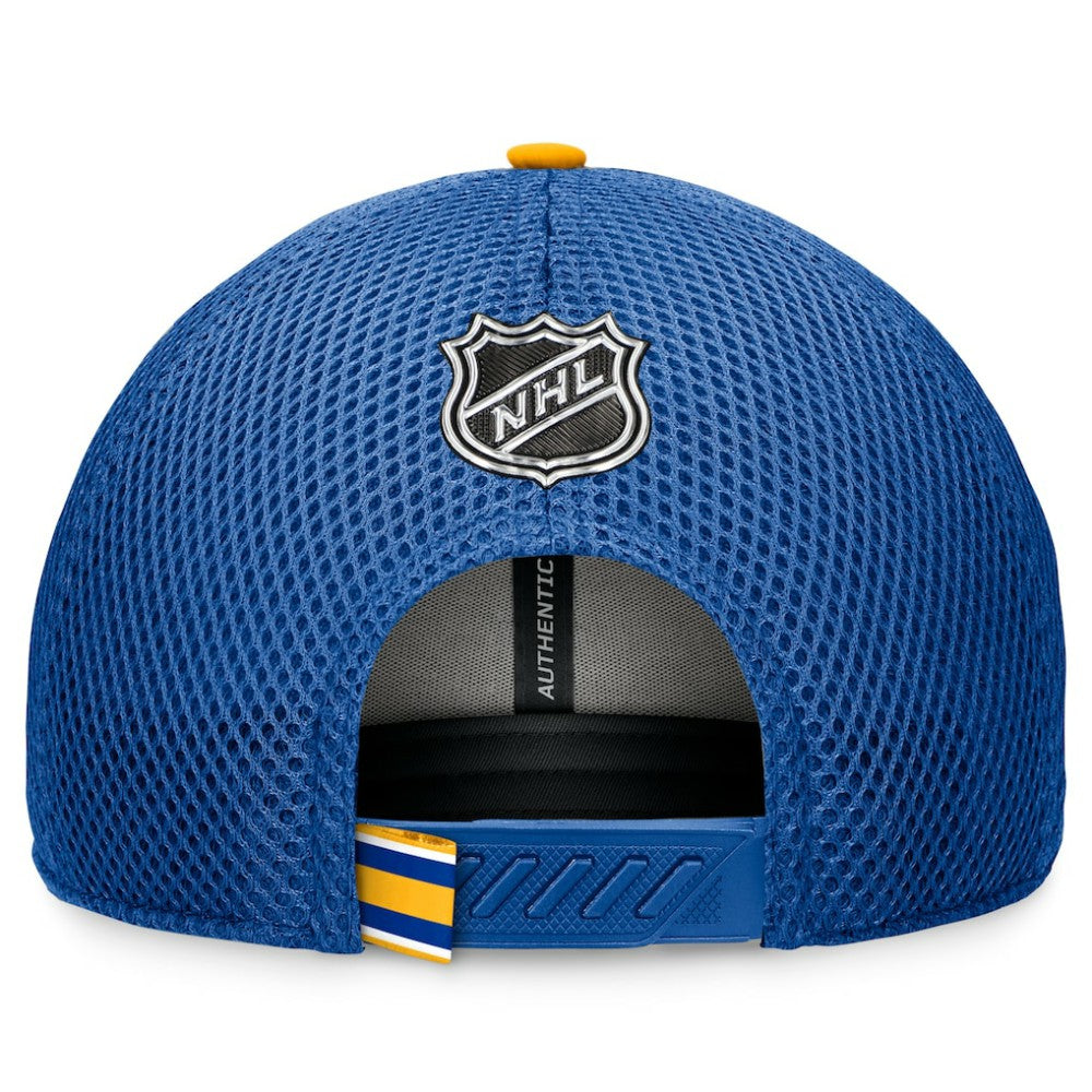 Buffalo Sabres Fanatics 2024 NHL Draft On Stage Trucker Adjustable Hat Outlet