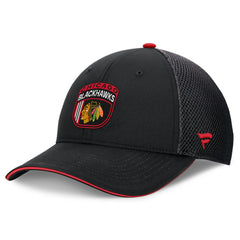 Chicago Blackhawks Fanatics 2024 NHL Draft On Stage Trucker Adjustable Hat For Sale