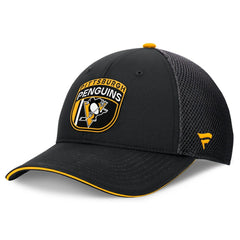 Pittsburgh Penguins Fanatics 2024 NHL Draft On Stage Trucker Adjustable Hat Online