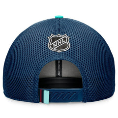 Seattle Kraken Fanatics 2024 NHL Draft On Stage Trucker Adjustable Hat On Sale