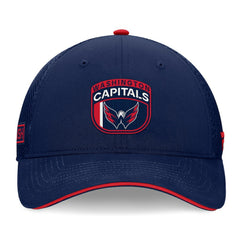 Washington Capitals Fanatics 2024 NHL Draft On Stage Trucker Adjustable Hat On Sale