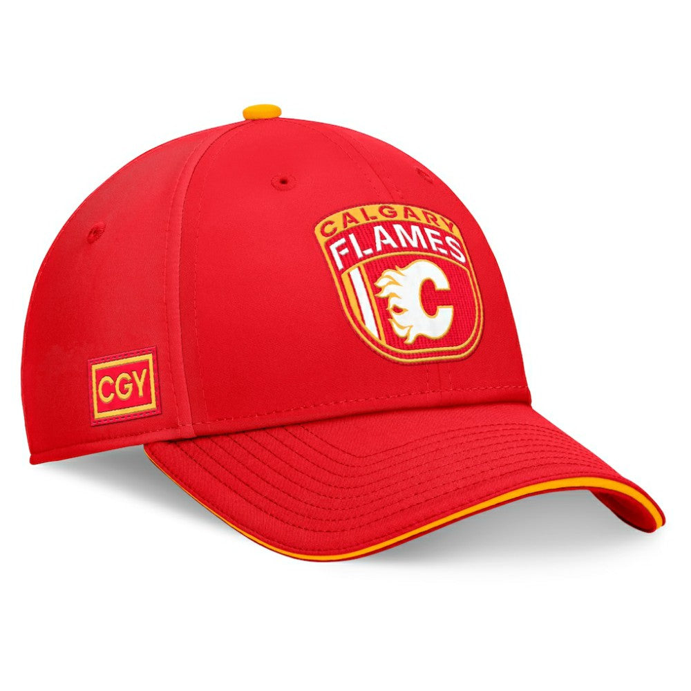 Calgary Flames Fanatics 2024 NHL Draft Flex Hat On Sale