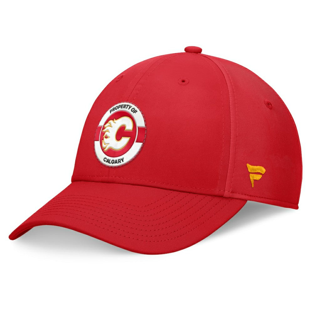 Calgary Flames Fanatics Authentic Pro Training Camp Flex Hat Online