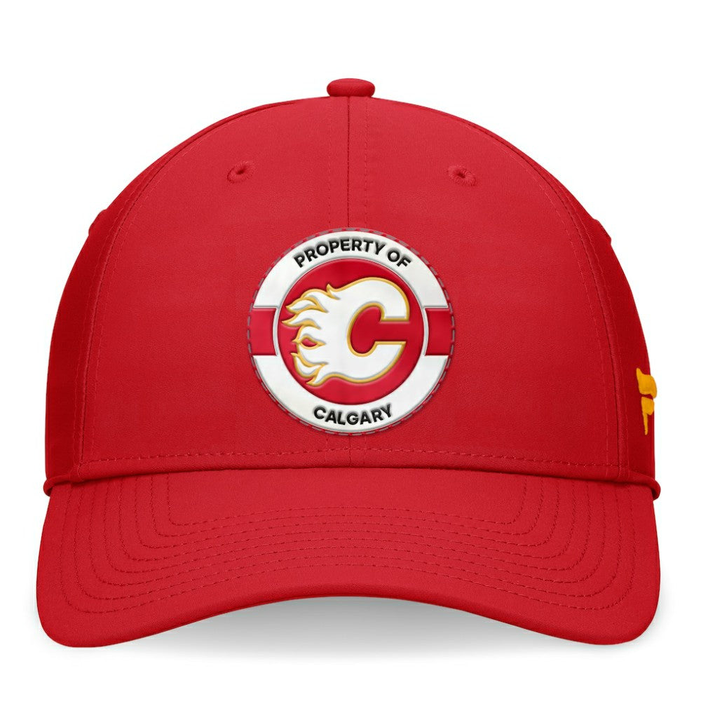 Calgary Flames Fanatics Authentic Pro Training Camp Flex Hat Online
