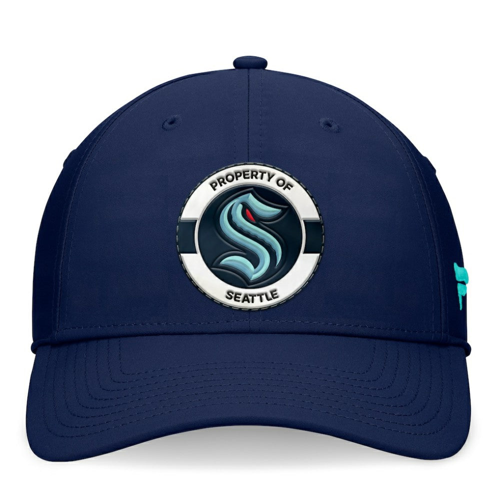 Seattle Kraken Fanatics Authentic Pro Training Camp Flex Hat On Sale