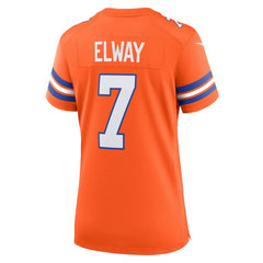 Denver Broncos Nike John Elway  Women's Mile High Collection 1977 Throwback Player Game Jersey