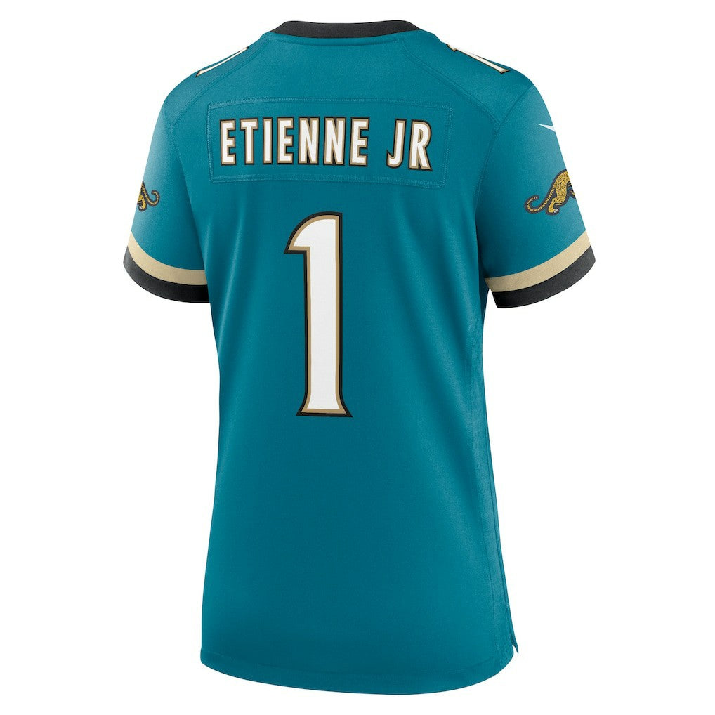 Jacksonville Jaguars Nike Travis Etienne Jr  Women's Prowler Throwback Game Jersey