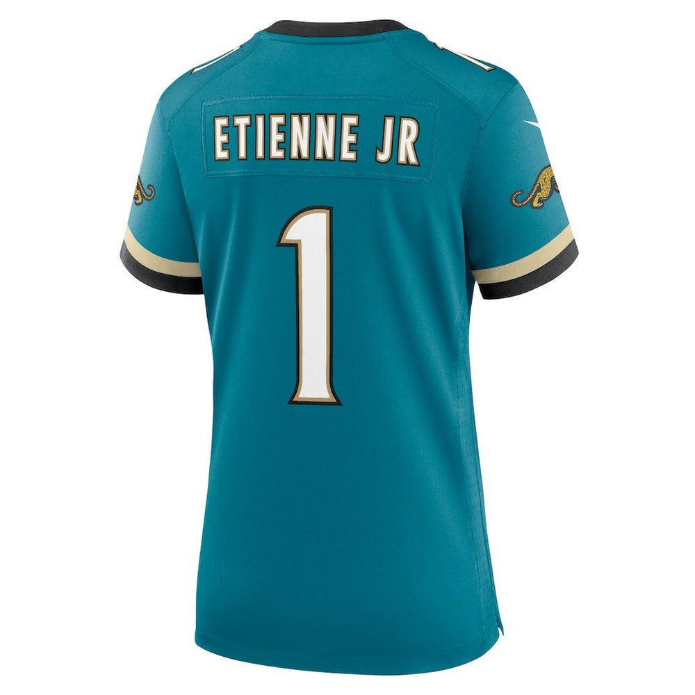 Jacksonville Jaguars Nike Travis Etienne Jr  Women's Prowler Throwback Game Jersey