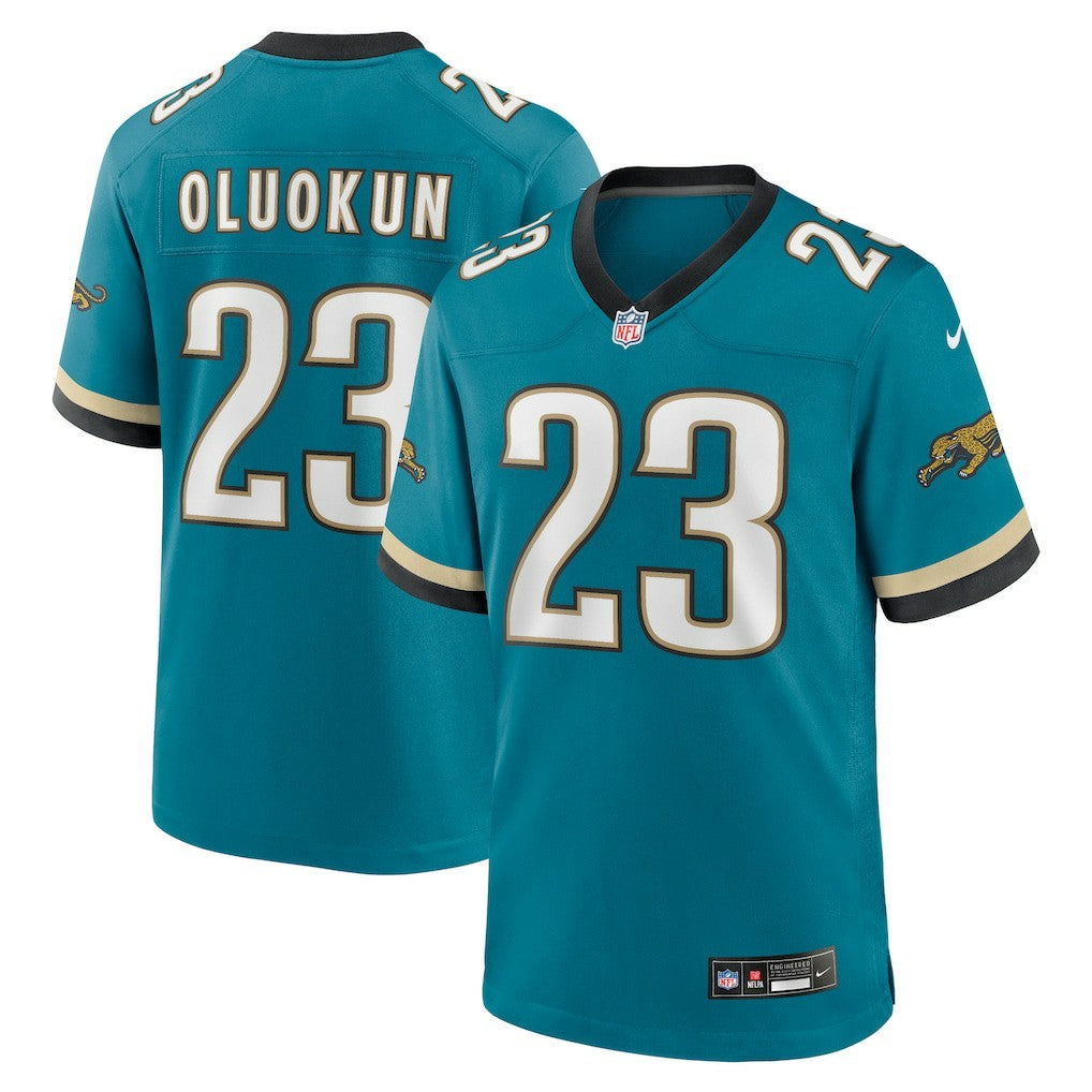Jacksonville Jaguars Nike Foye Oluokun  Prowler Throwback Player Game Jersey