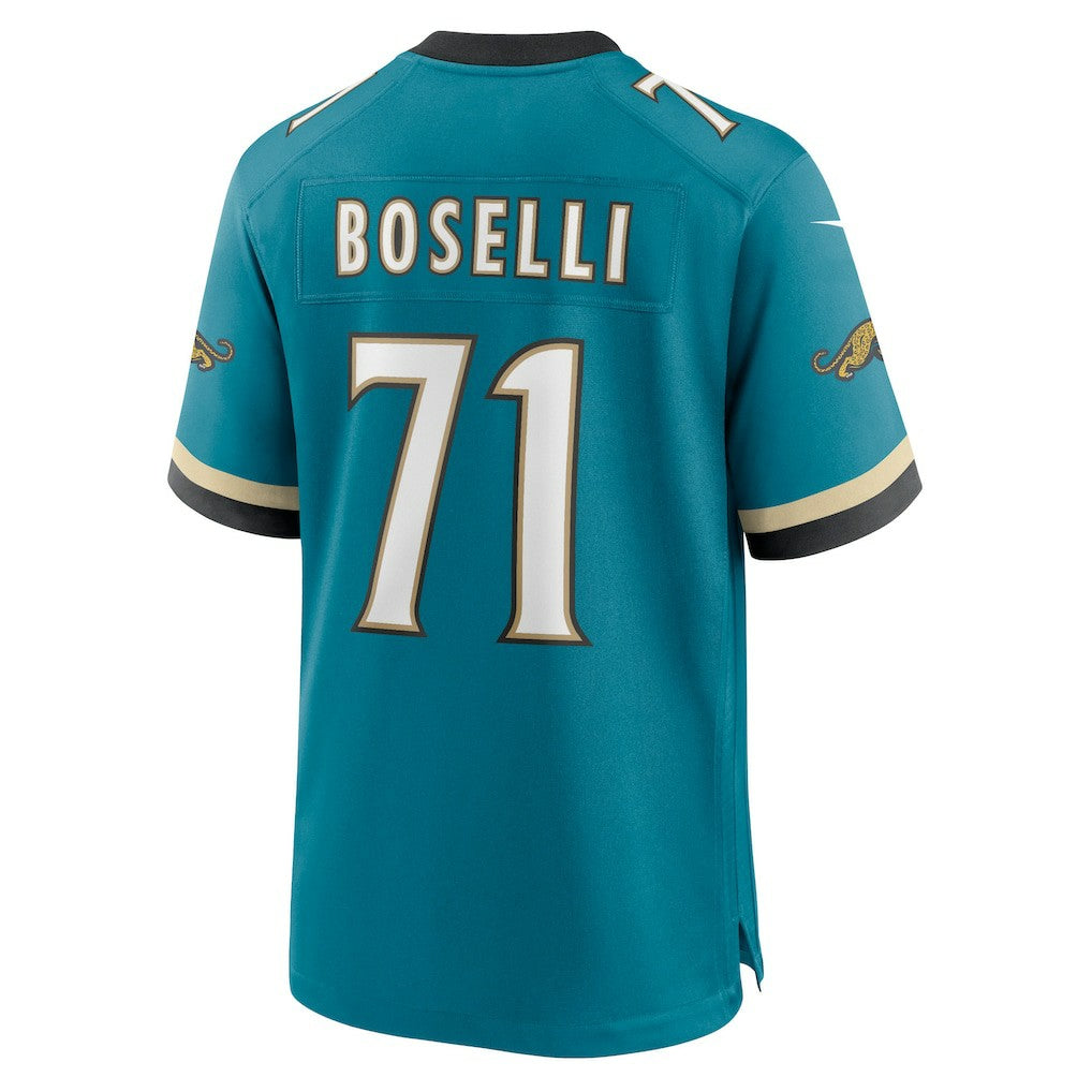 Jacksonville Jaguars Nike Tony Boselli  Prowler Throwback Retired Player Game Jersey