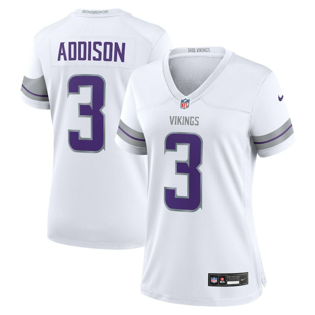 Minnesota Vikings Nike Jordan Addison  Women's Alternate Game Player Jersey
